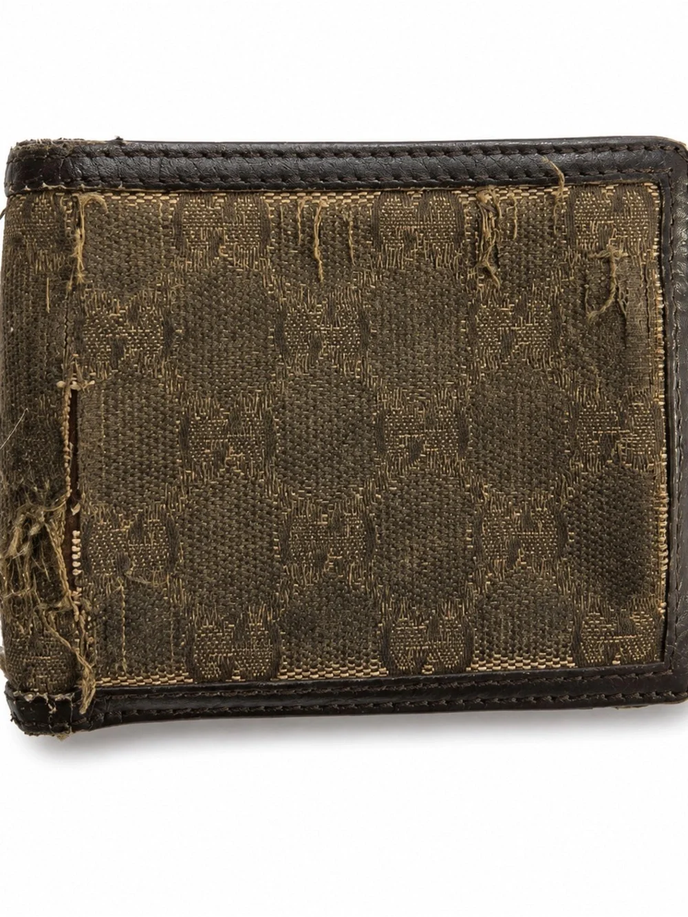 Vintage GG Monogram Bifold Wallet - Brown